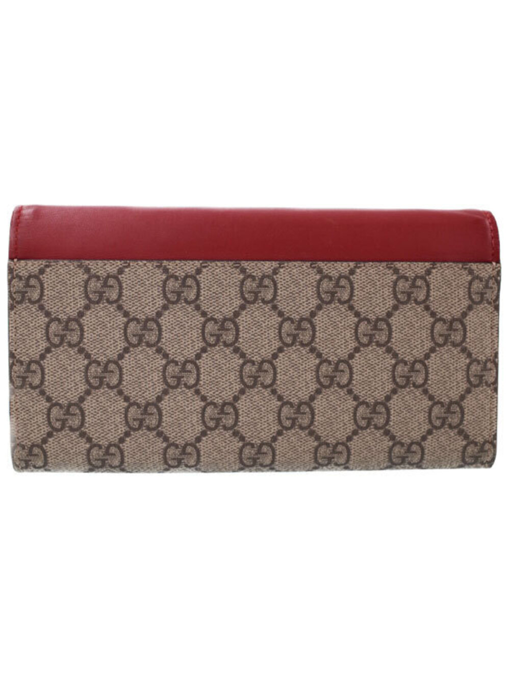 Gucci Long Supreme GG Wallet Continental fold Bi Black